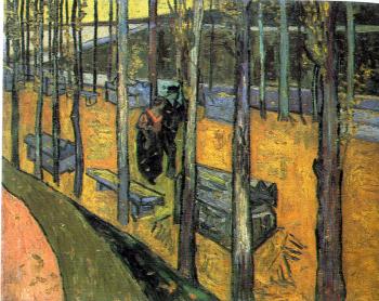 Vincent Van Gogh : The Alyscamps,Avenue at Arles III